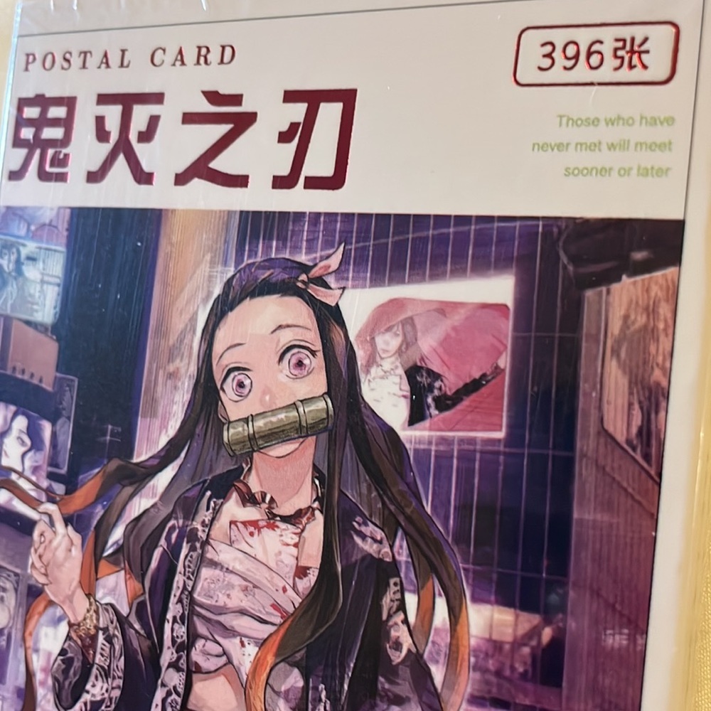 RARE Anime slayer of foes and others Japanese postal cards NIP - Picture 7 of 7
